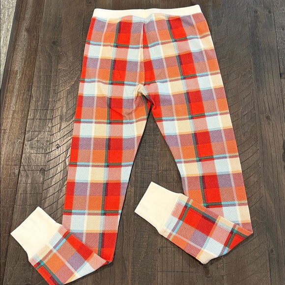 Old Navy Plaid Pajama Set Thermal Waffle Knit Long Sleeve Top S with Pants M - Picture 11 of 16